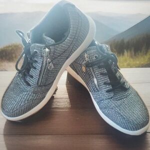 By Guess Silver Sparkle Gym Shoes Size 7.5M